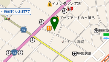 チキン野郎  えべつ拉麺魂の地図画像