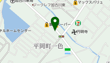 ラーメン 獅子〇の地図画像