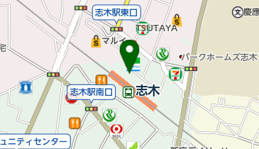 中華そば 青葉 (エキア志木店)の地図画像