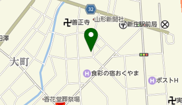 ラーメン激戦区の地図画像