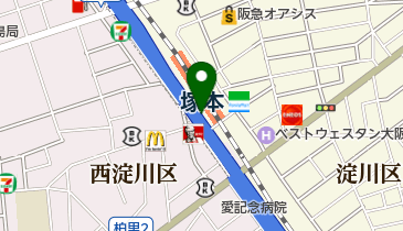 塚本一盃の地図画像