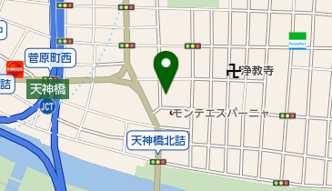 餃子食堂 大阪亭 (天神橋店)の地図画像