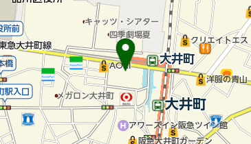 とんかつ いなば和幸 大井町店の地図画像