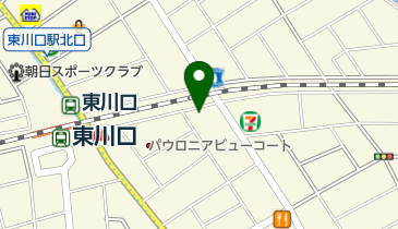 大勝軒 東川口の地図画像