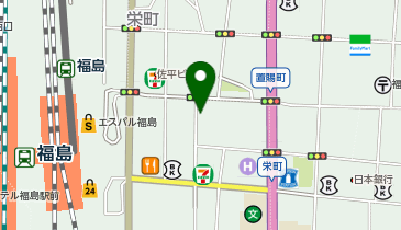 星洲菜館の地図画像