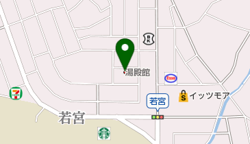 湯殿館の地図画像