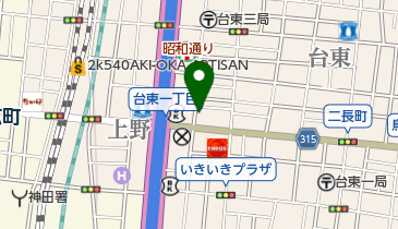 ラーメン イエロー (御徒町店)の地図画像