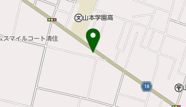 麺屋はやさかの地図画像