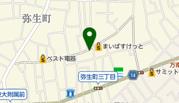 そば処 いな垣の地図画像