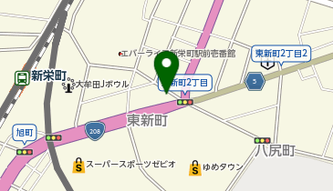 光華園の地図画像