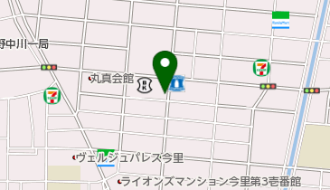 手作り餃子 サンキュウの地図画像