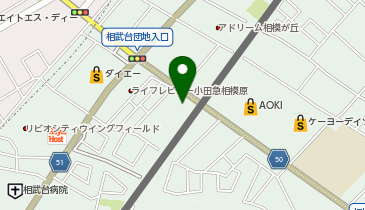 丸源ラーメン (座間広野台店)の地図画像