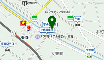 日本料理 万八十の地図画像