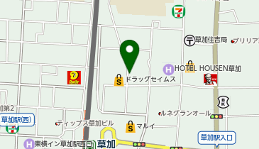草加・加賀廣の地図画像