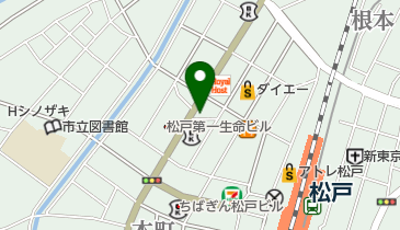 ゆで太郎 (松戸本町店)の地図画像