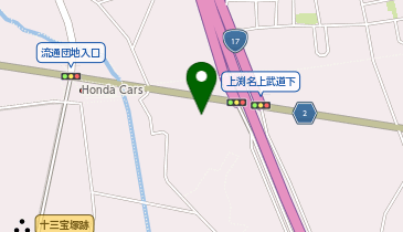 ゆで太郎 (境上渕名店)の地図画像