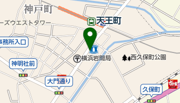 天王酒家の地図画像