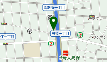 めん屋 楽の地図画像