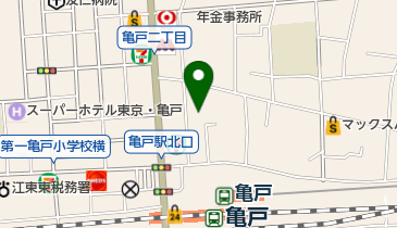 亀戸煮干中華蕎麦 つきひの地図画像