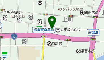 大原総合病院 新病院棟レストランの地図画像