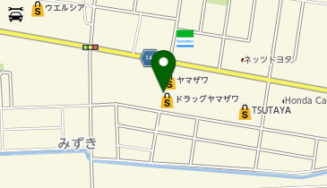 軽食ひまわり (寒河江プラザ店)の地図画像