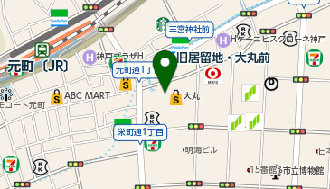 与太呂 神戸店の地図画像