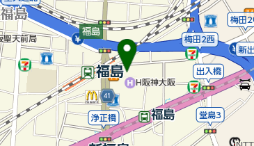 ホテル阪神 BAR CABALLEROの地図画像