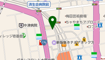 インドレストランバー バンジャーラ 梅田店の地図画像