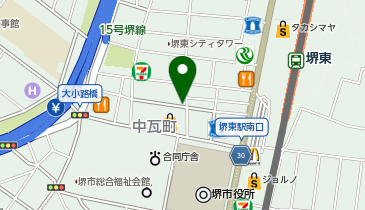 Cafe 伊太利庵 堺東店の地図画像