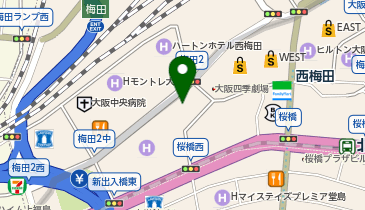 ブーランジェリーブルディガラの地図画像