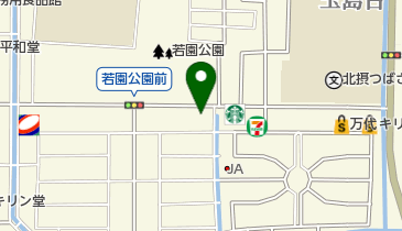 かつアンドかつ 若園公園店の地図画像