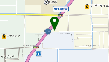 橘屋 柏原店の地図画像