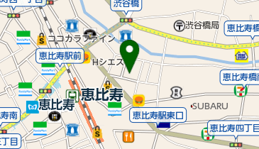 会津・喜多方ラーメン 坂内 (恵比寿店)の地図画像