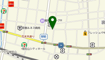 長浜ラーメン一番 (福知山駅前店)の地図画像
