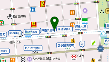 名古屋コーチン 鳥しげの地図画像