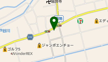 古城村の地図画像