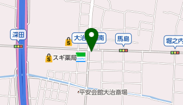 うま屋ラーメン (大治店)の地図画像