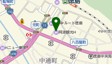 あわBLUE LABELの地図画像