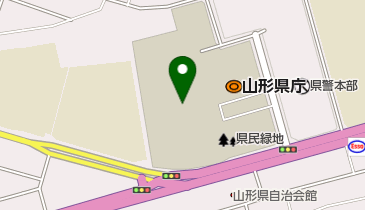 やまがた県庁食堂の地図画像