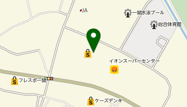 ピーコックの地図画像