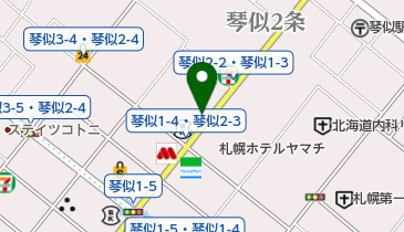 OJ珈琲の地図画像