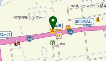 辛麺屋 道 (北部バイパス店)の地図画像