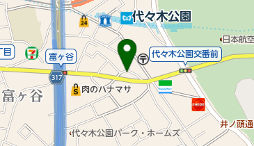 麺うら裏の地図画像