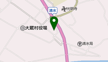 大蔵食堂の地図画像