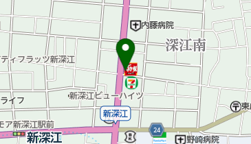 白馬童子 極 (深江南店)の地図画像