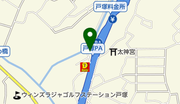 らあめん花月嵐 (戸塚PA店)の地図画像