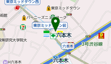 六本木 雅はりたやの地図画像