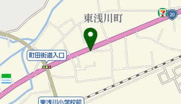 つるや食堂の地図画像