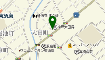 中華料理 千石 (大田町店)の地図画像