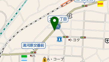 湯河原ラーメンの地図画像